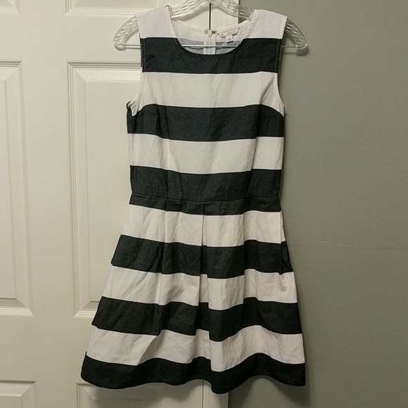 Gap Denim and White Striped Dress - Picture 2 of 5